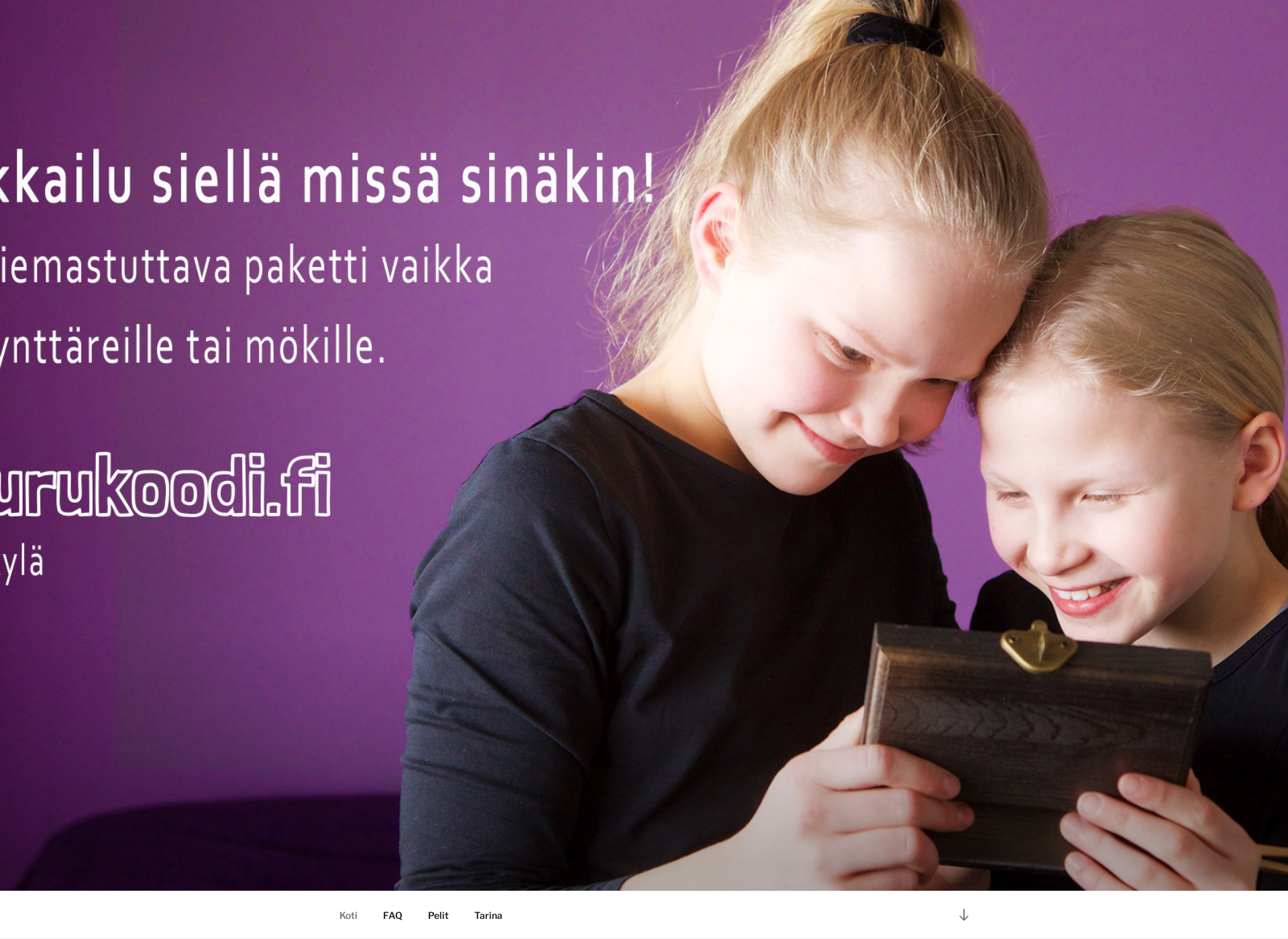Skärmdump för kuurukoodi.fi