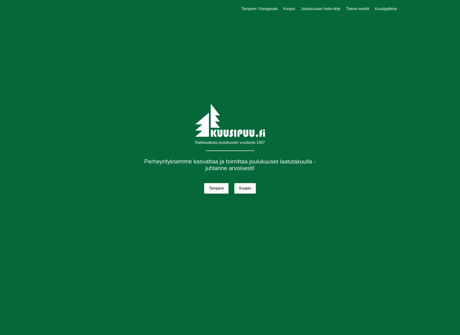 Screenshot for kuusipuu.fi
