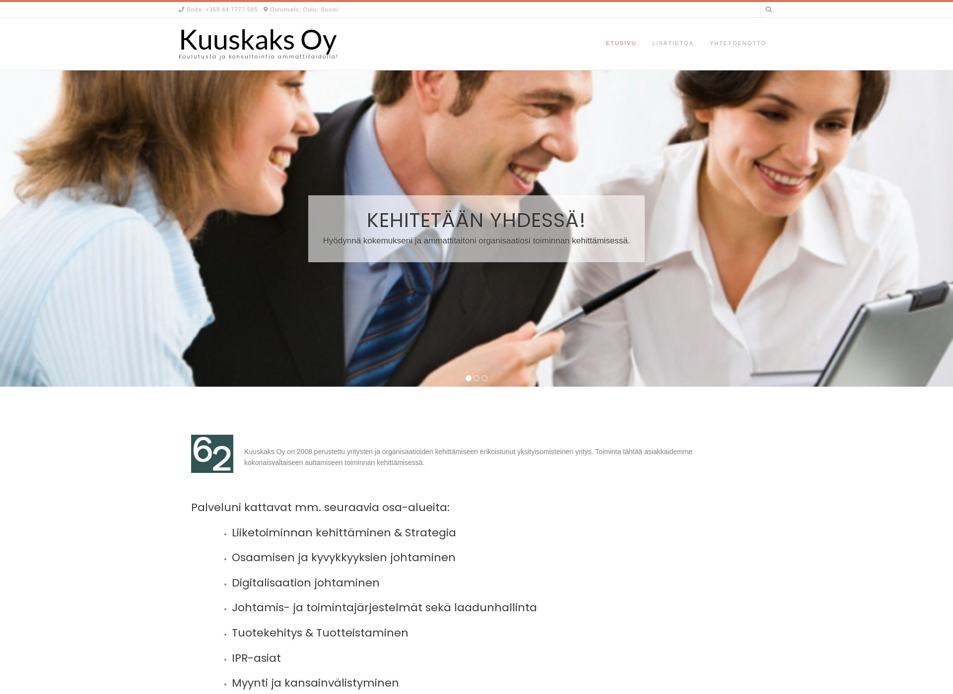 Screenshot for kuuskaks.fi