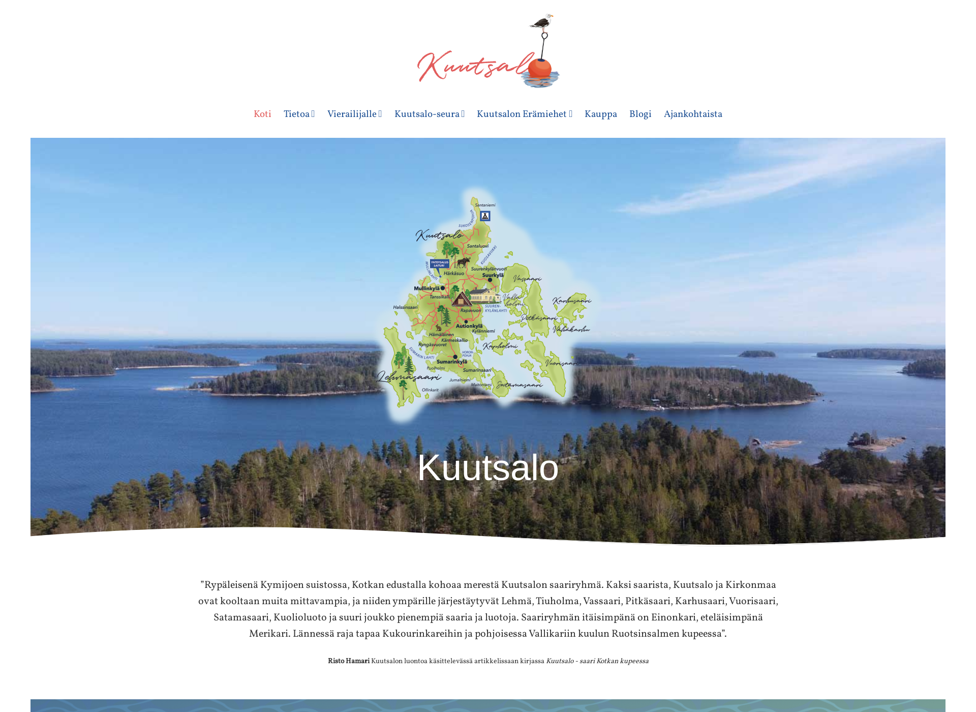 Screenshot for kuutsalo.fi