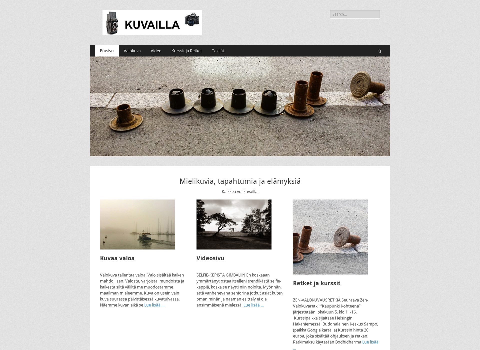 Screenshot for kuvailla.fi