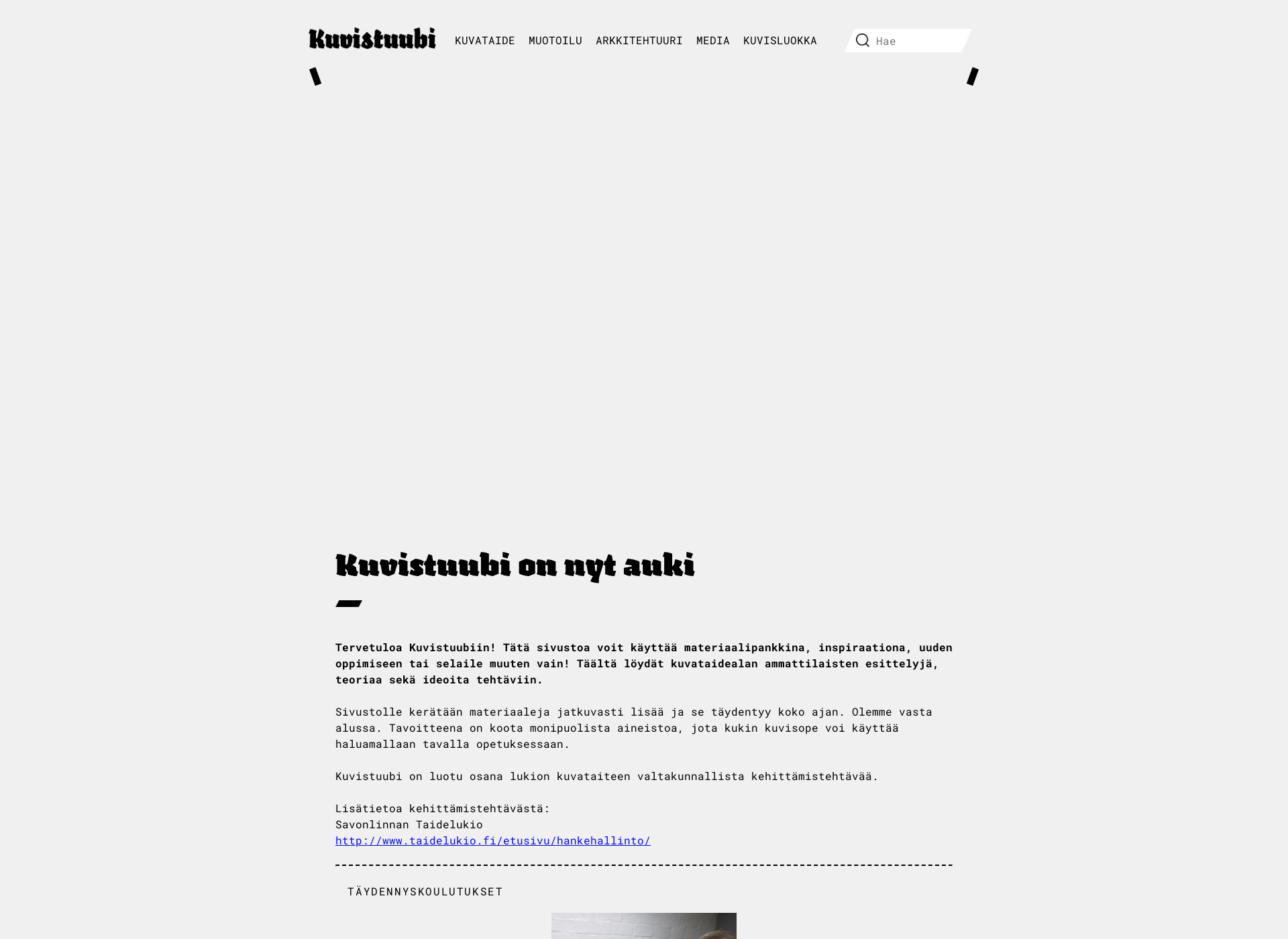 Screenshot for kuvistuubi.fi