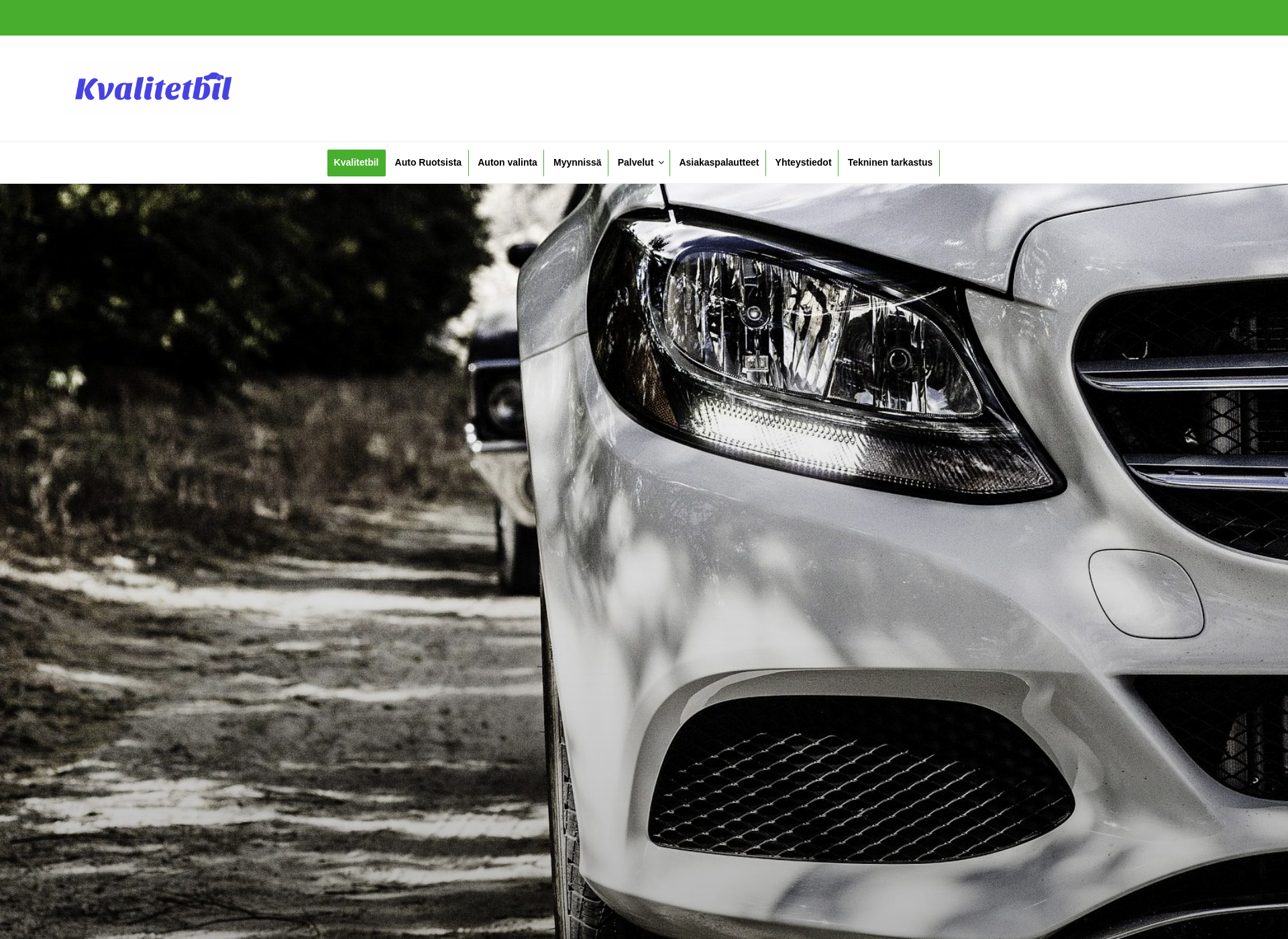 Screenshot for kvalitetbil.fi