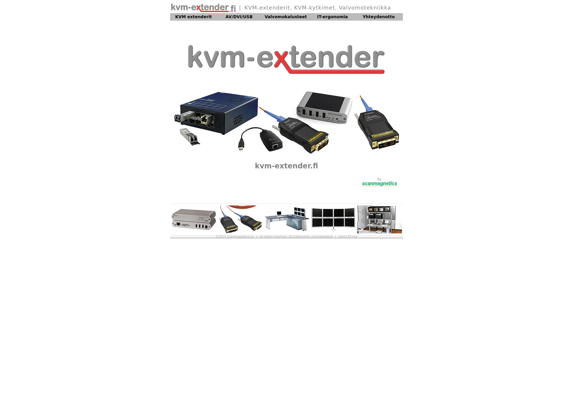 Näyttökuva kvm-extender.fi