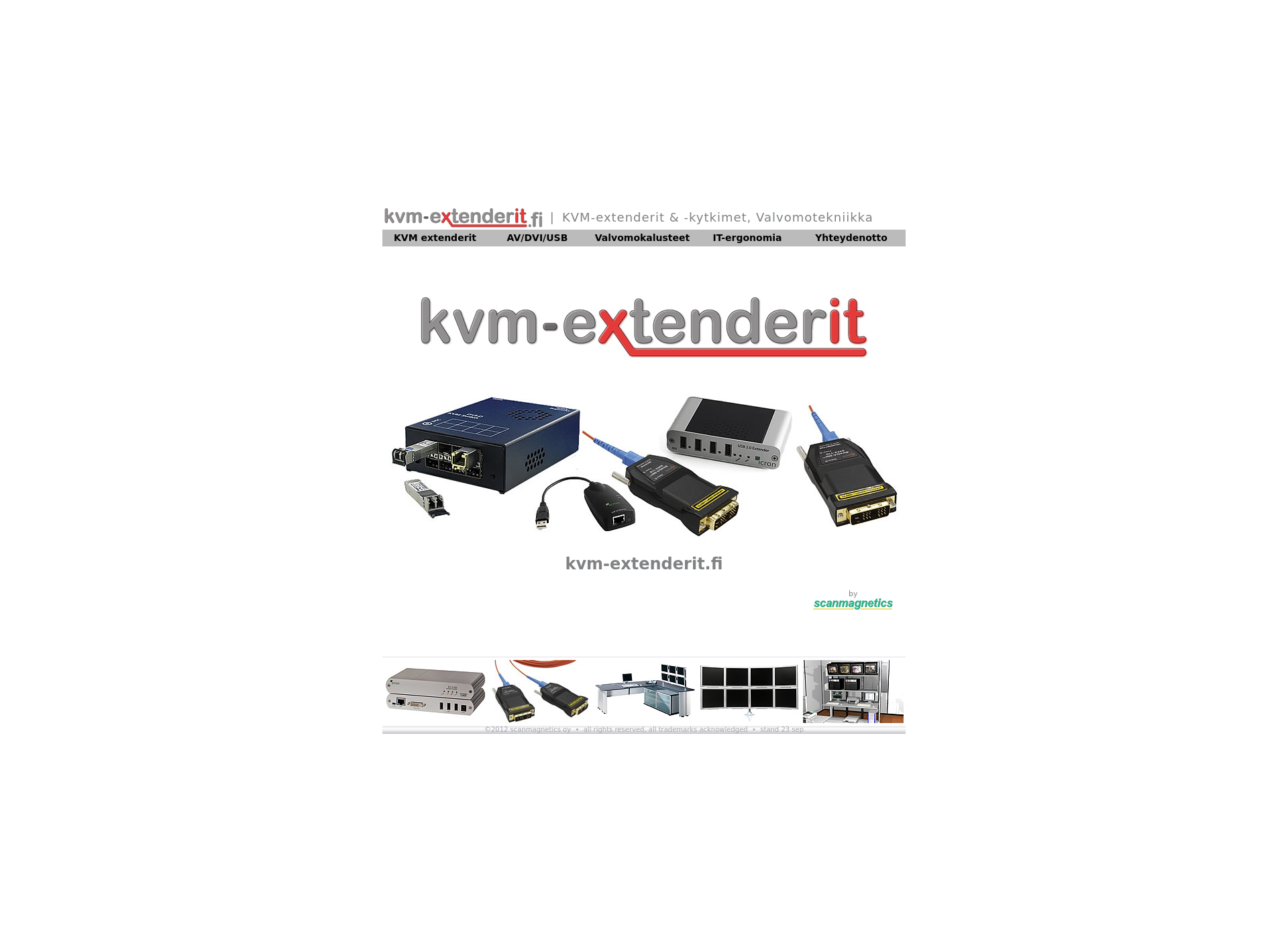 Screenshot for kvm-extenderit.fi