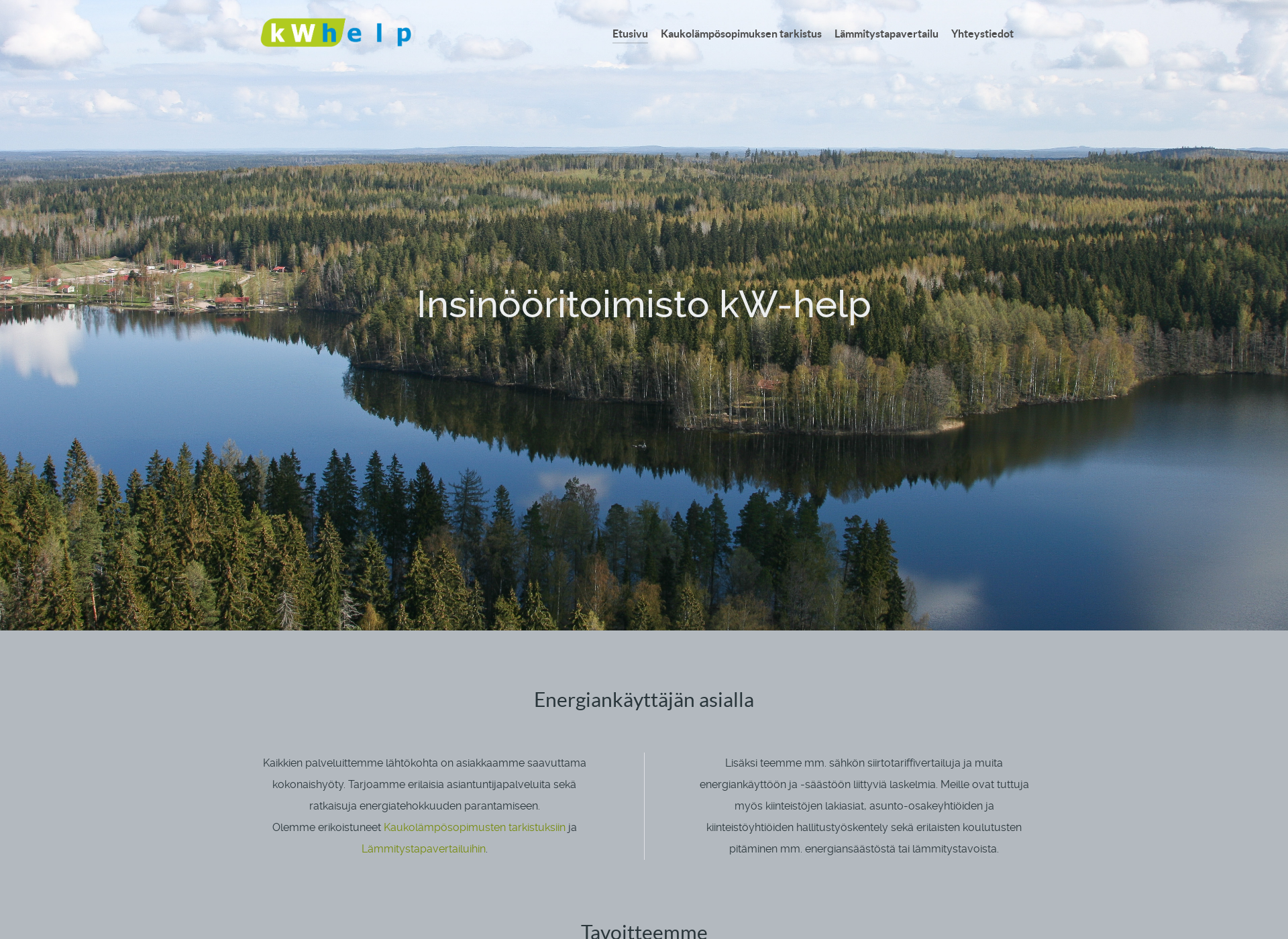 Skärmdump för kw-help.fi