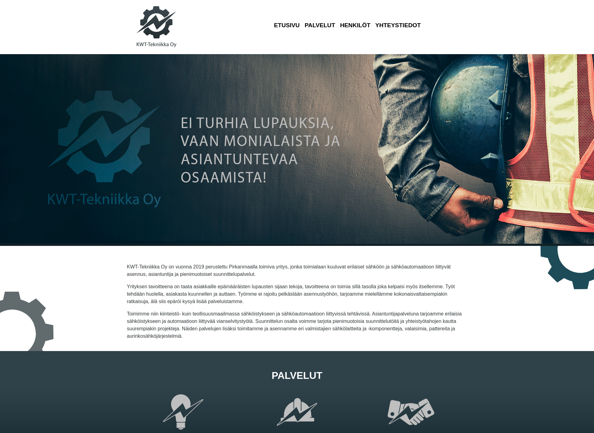 Screenshot for kwttekniikka.fi