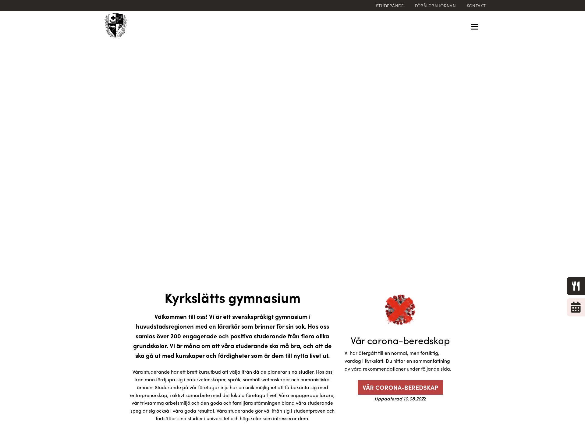 Skärmdump för kygy.fi