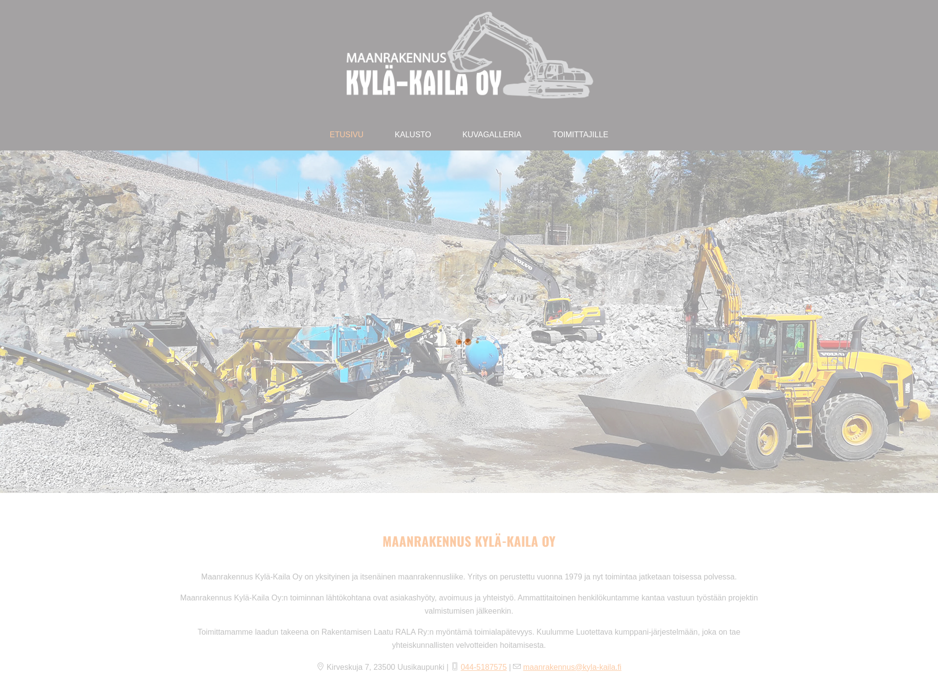 Screenshot for kyla-kaila.fi