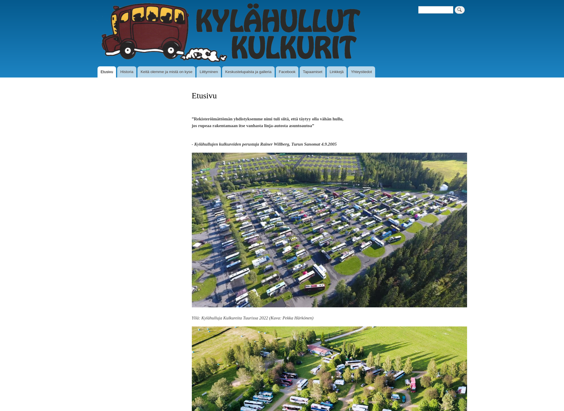 Screenshot for kylahullutkulkurit.fi