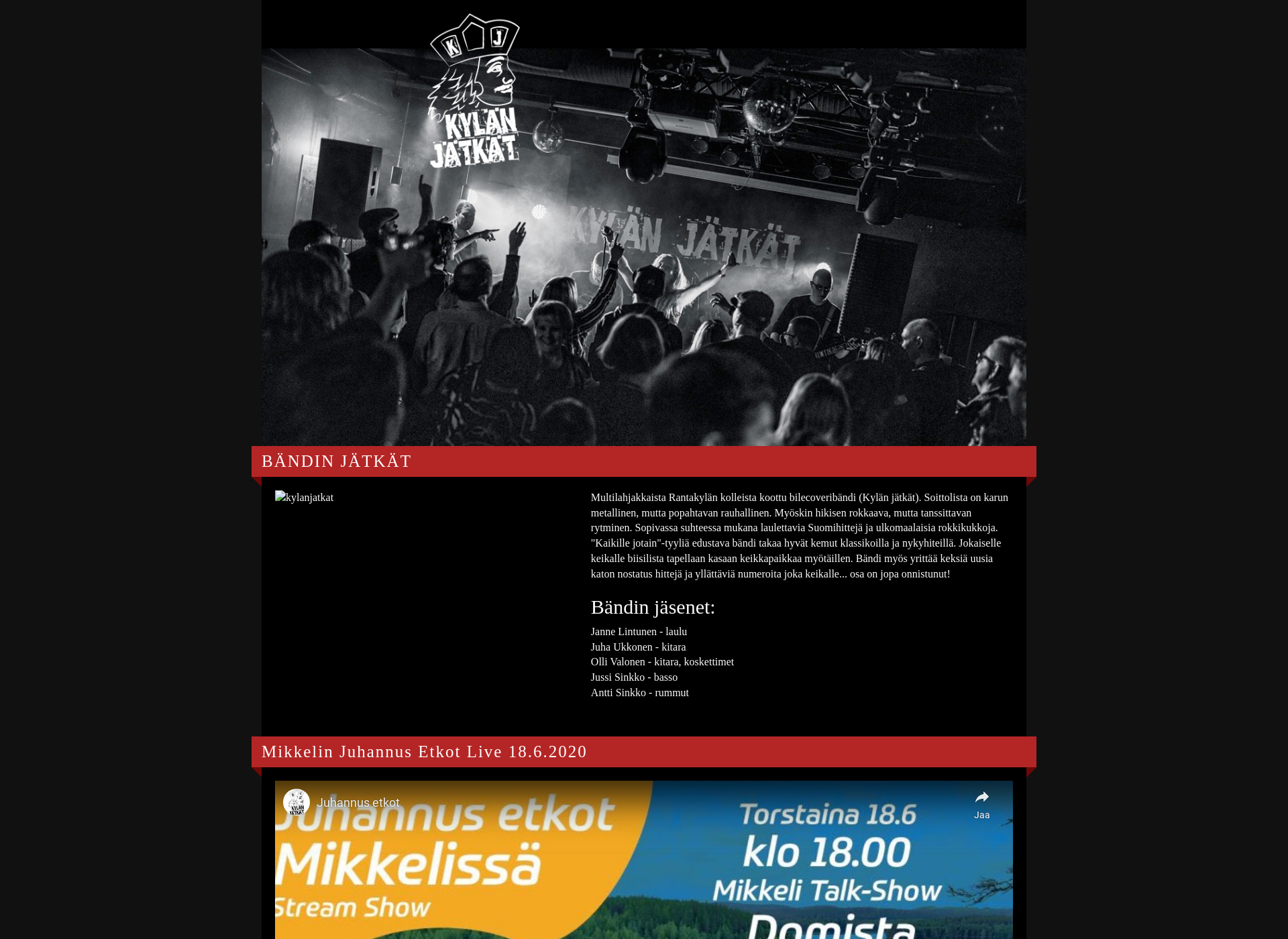 Screenshot for kylanjatkat.fi