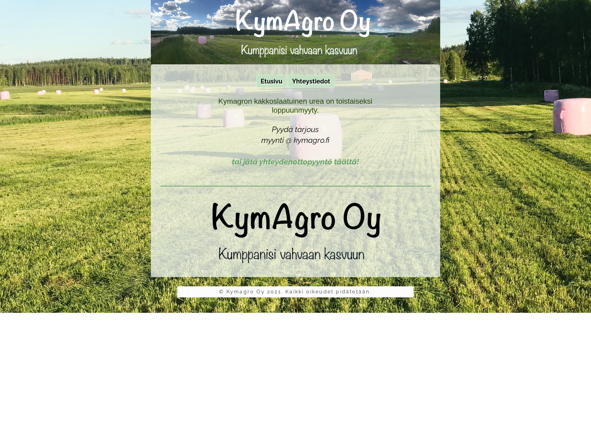 Screenshot for kymagro.fi