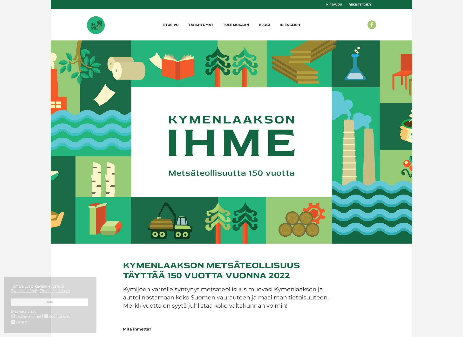 Screenshot for kymenlaaksonihme.fi