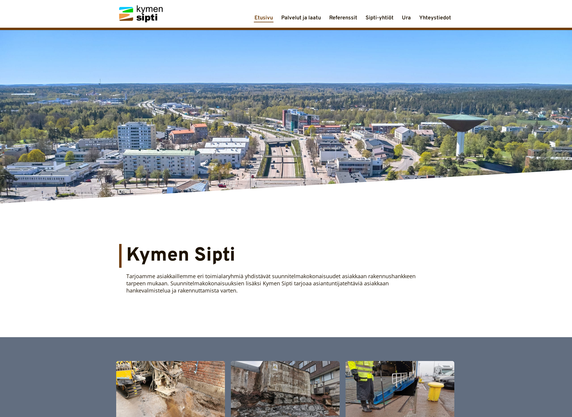Screenshot for kymensipti.fi