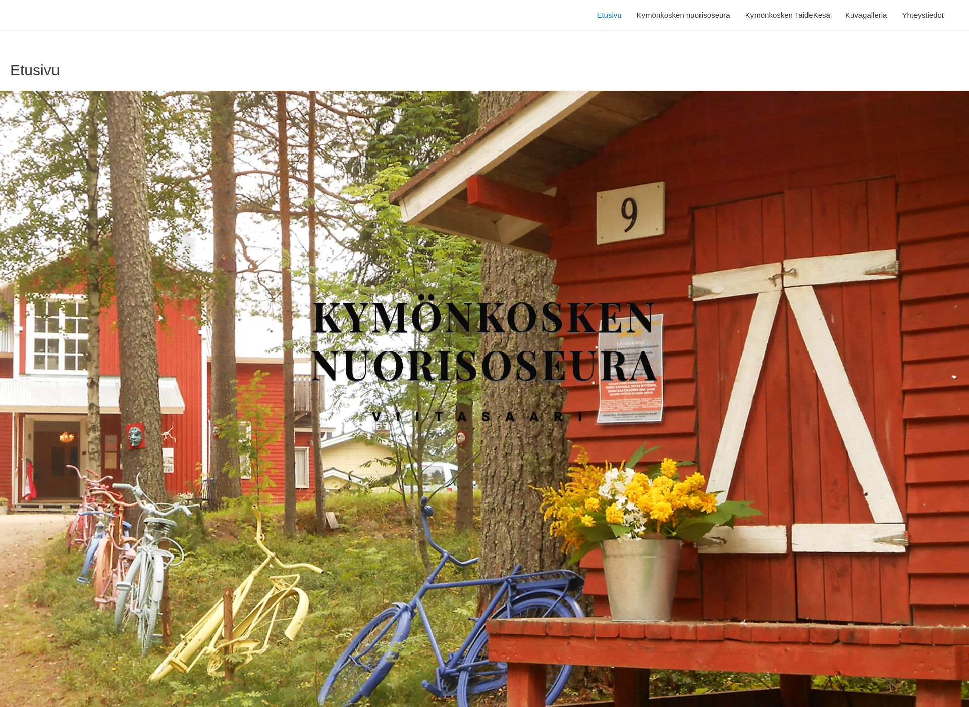 Skärmdump för kymonkoskennuorisoseura.fi