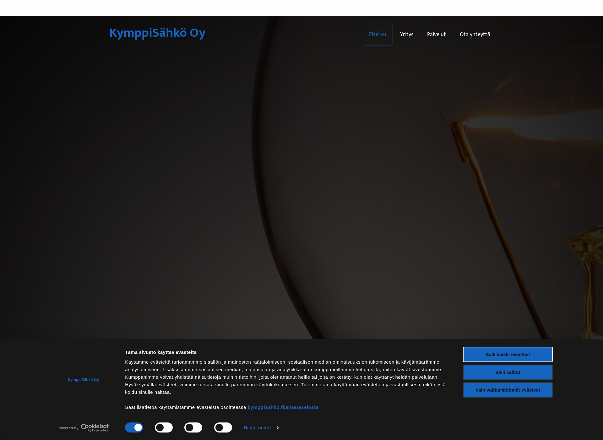 Screenshot for kymppisahko.fi