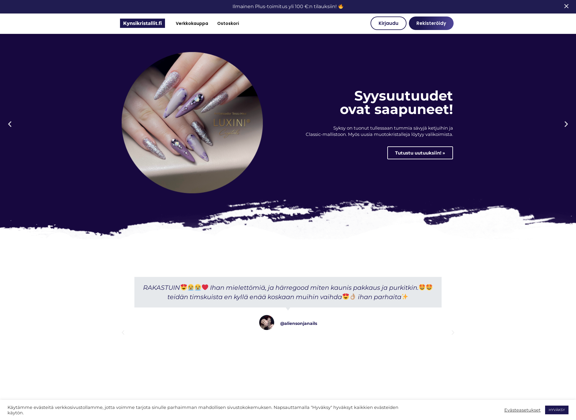 Screenshot for kynsikristallit.fi