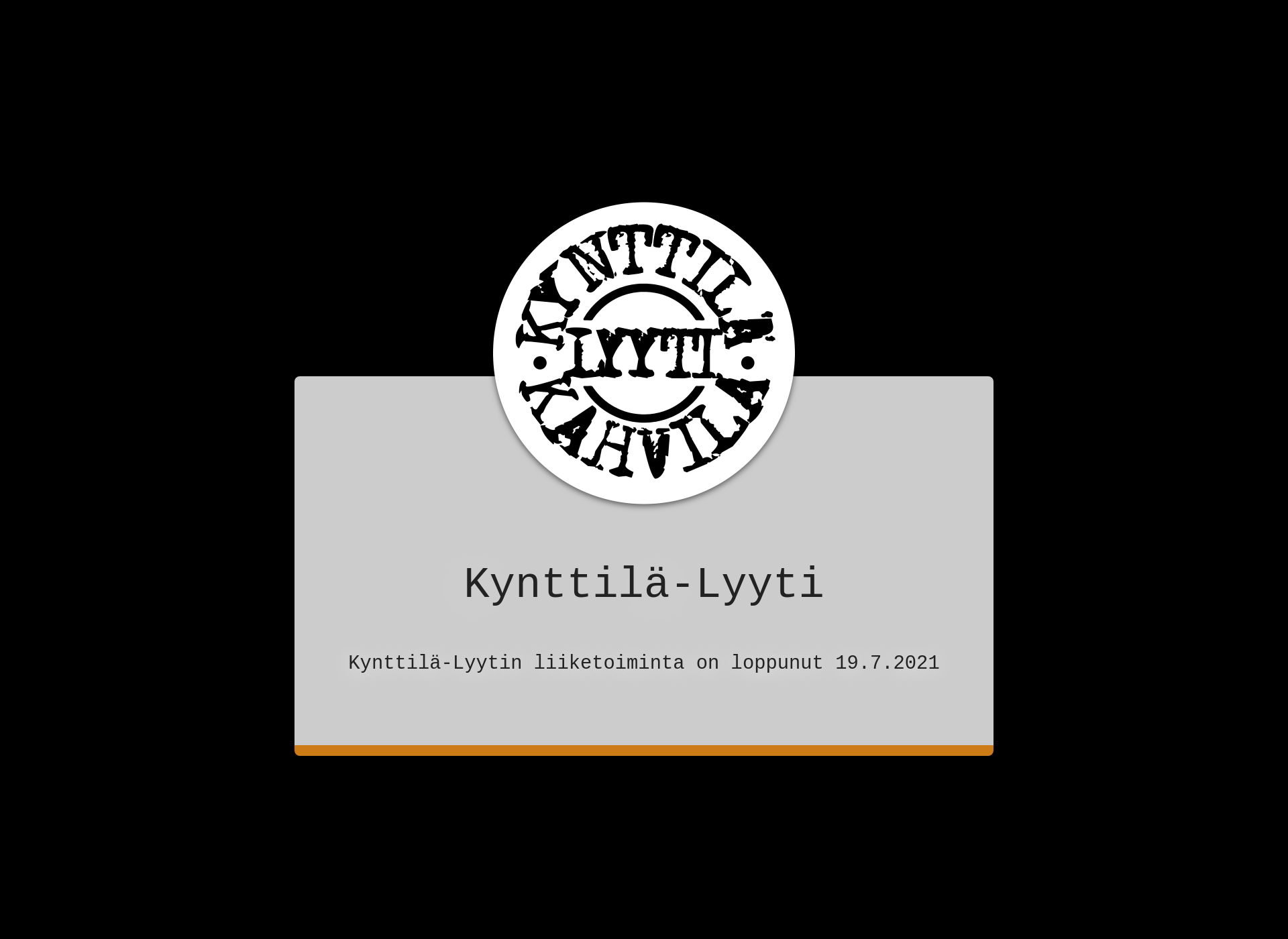 Skärmdump för kynttilalyyti.fi