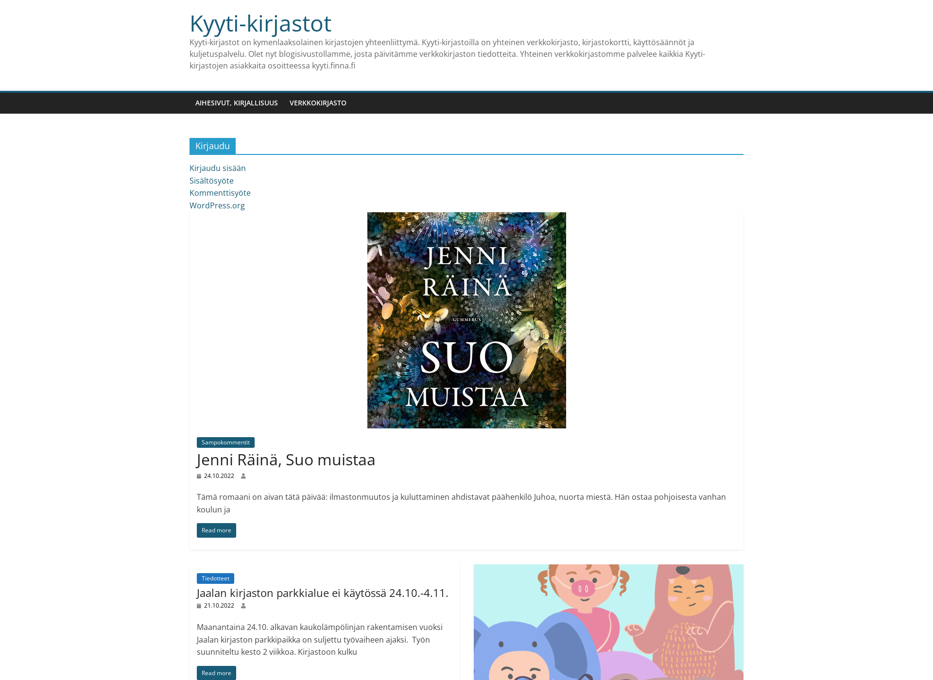 Screenshot for kyytiblogi.fi