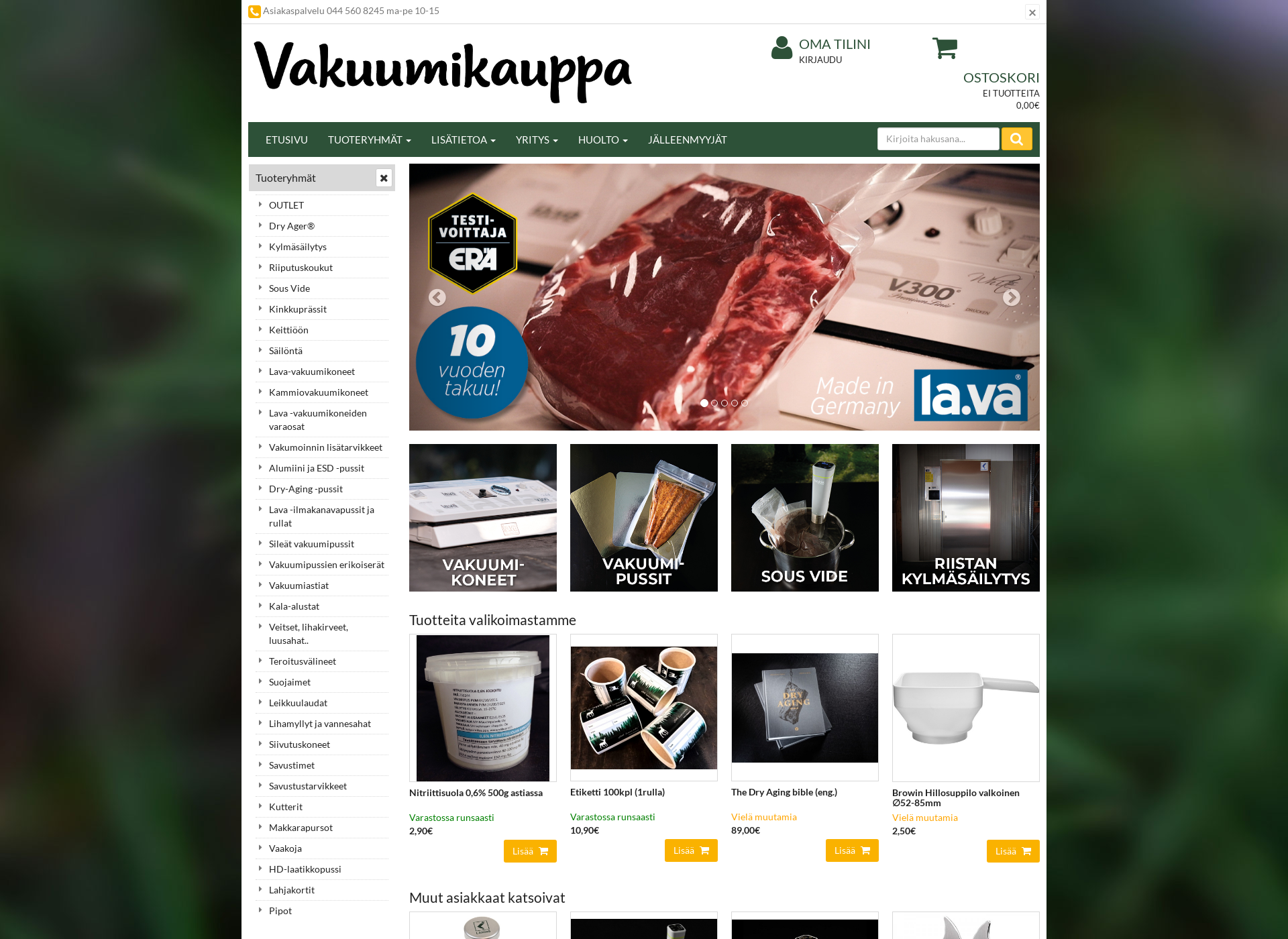 Screenshot for la-va.fi