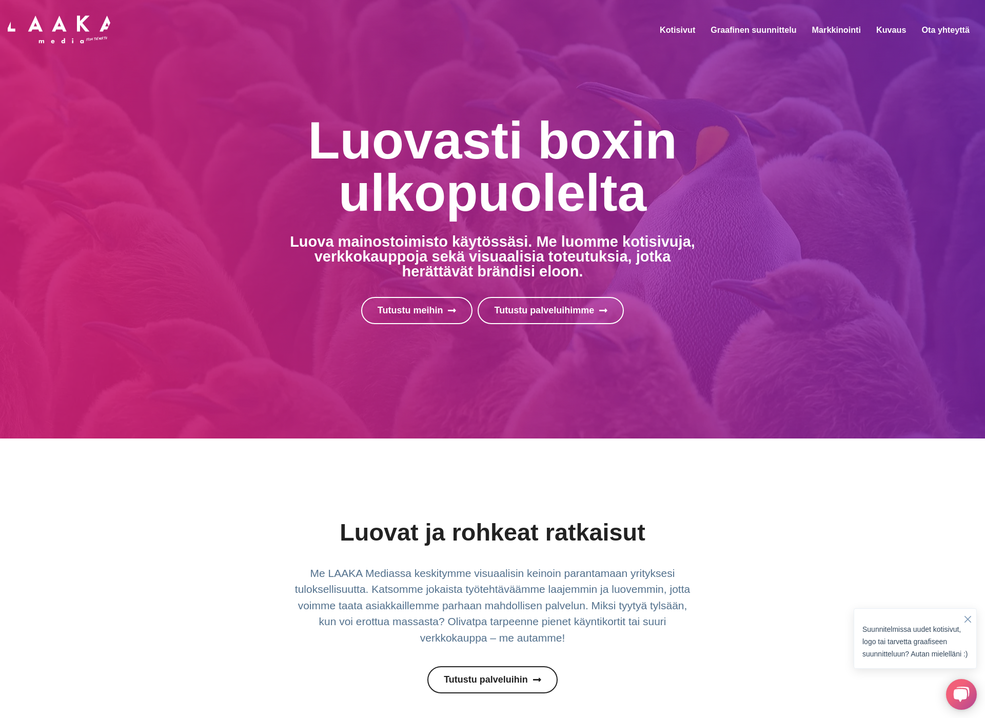 Screenshot for laakamedia.fi