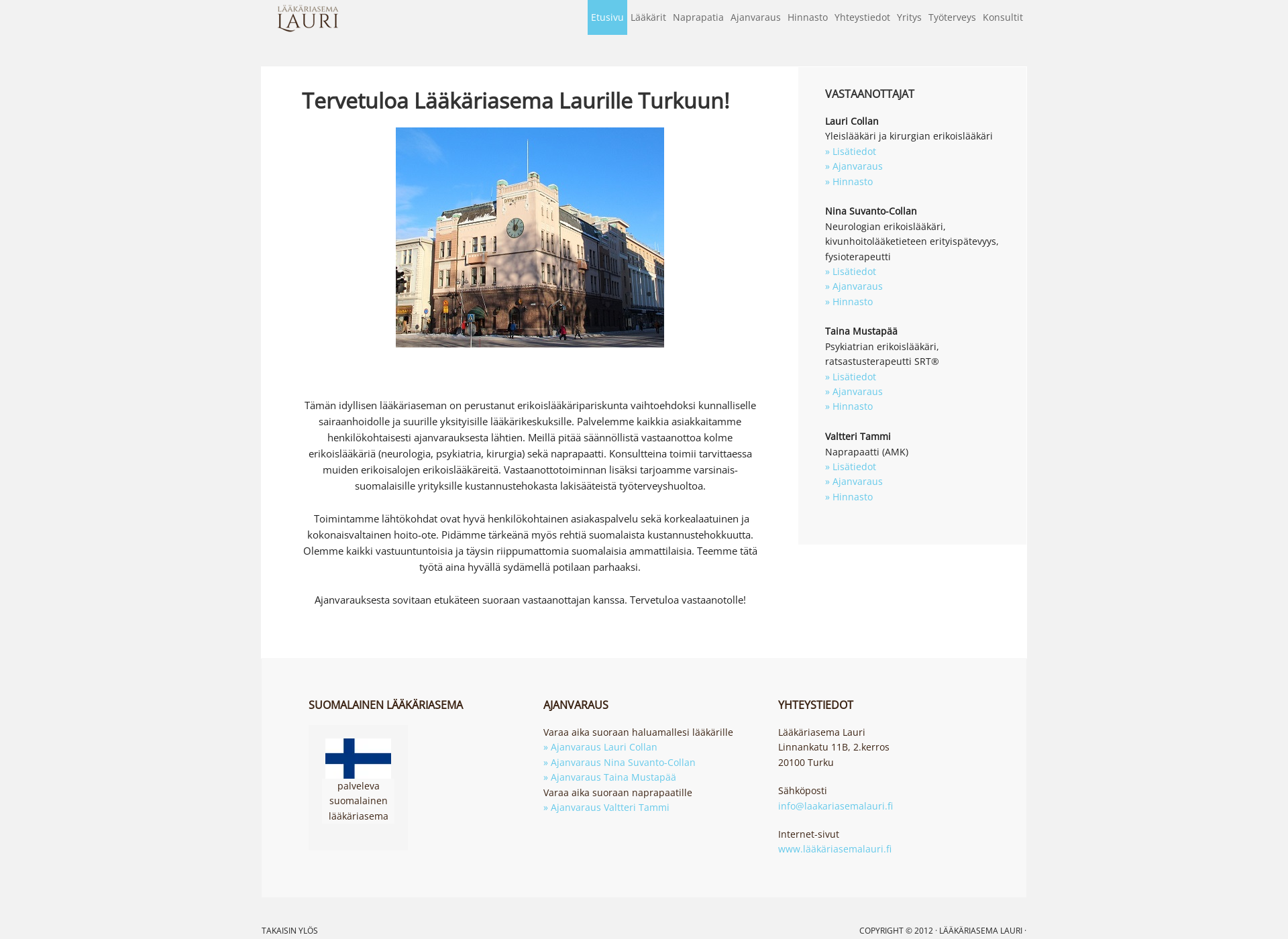 Screenshot for laakariasemalauri.fi