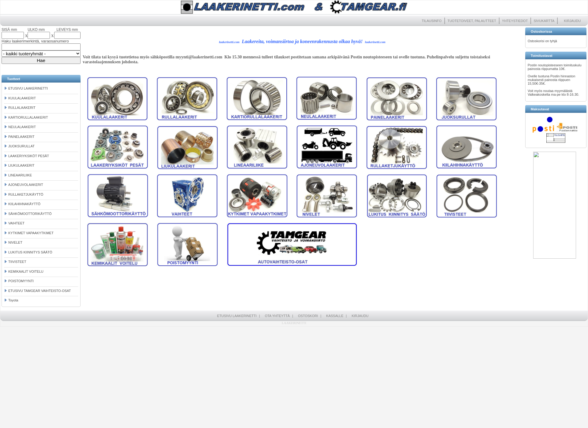 Screenshot for laakerinetti.com