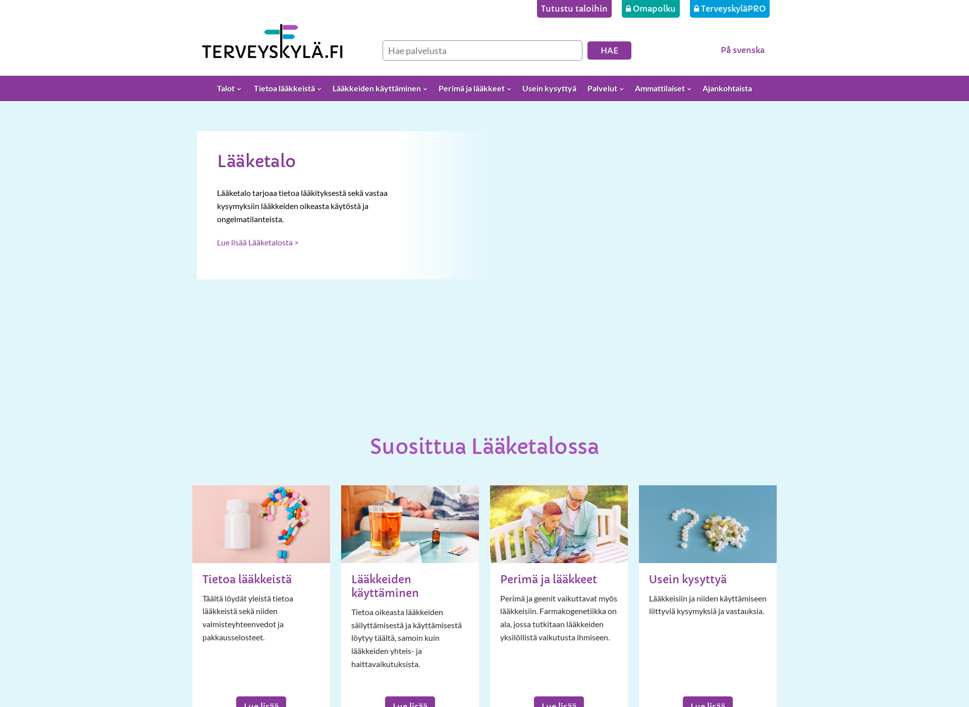 Screenshot for laaketalo.fi