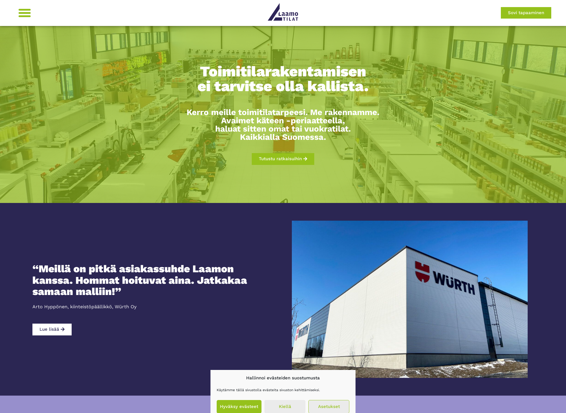 Screenshot for laamotilat.fi