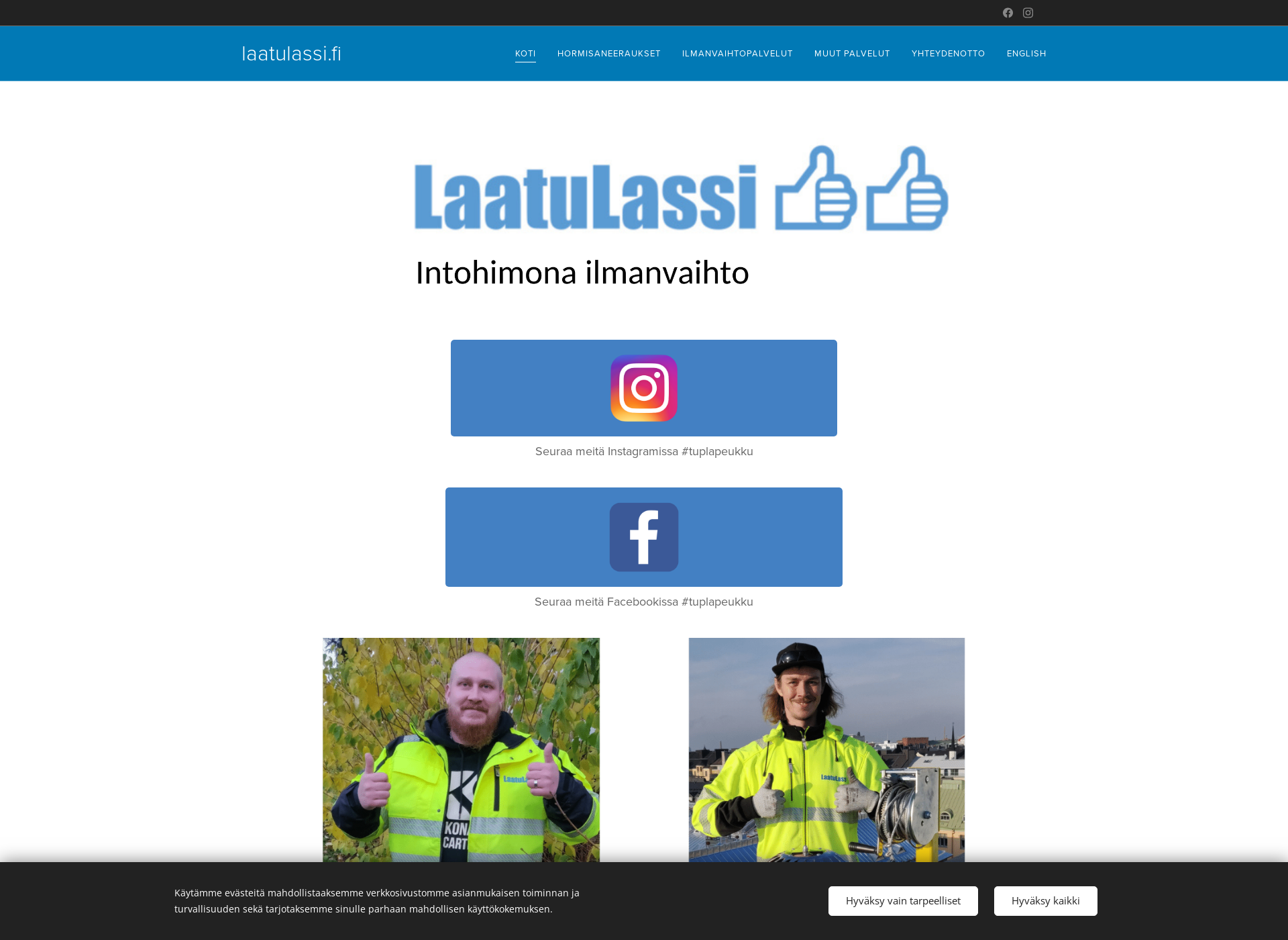 Screenshot for laatulassi.fi