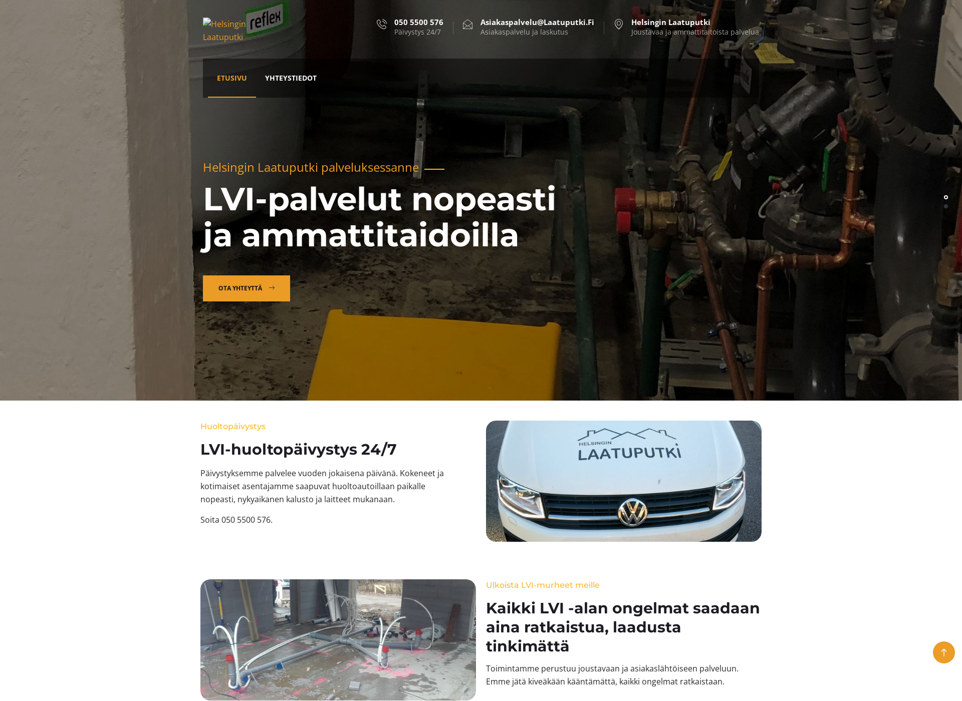 Screenshot for laatuputki.fi