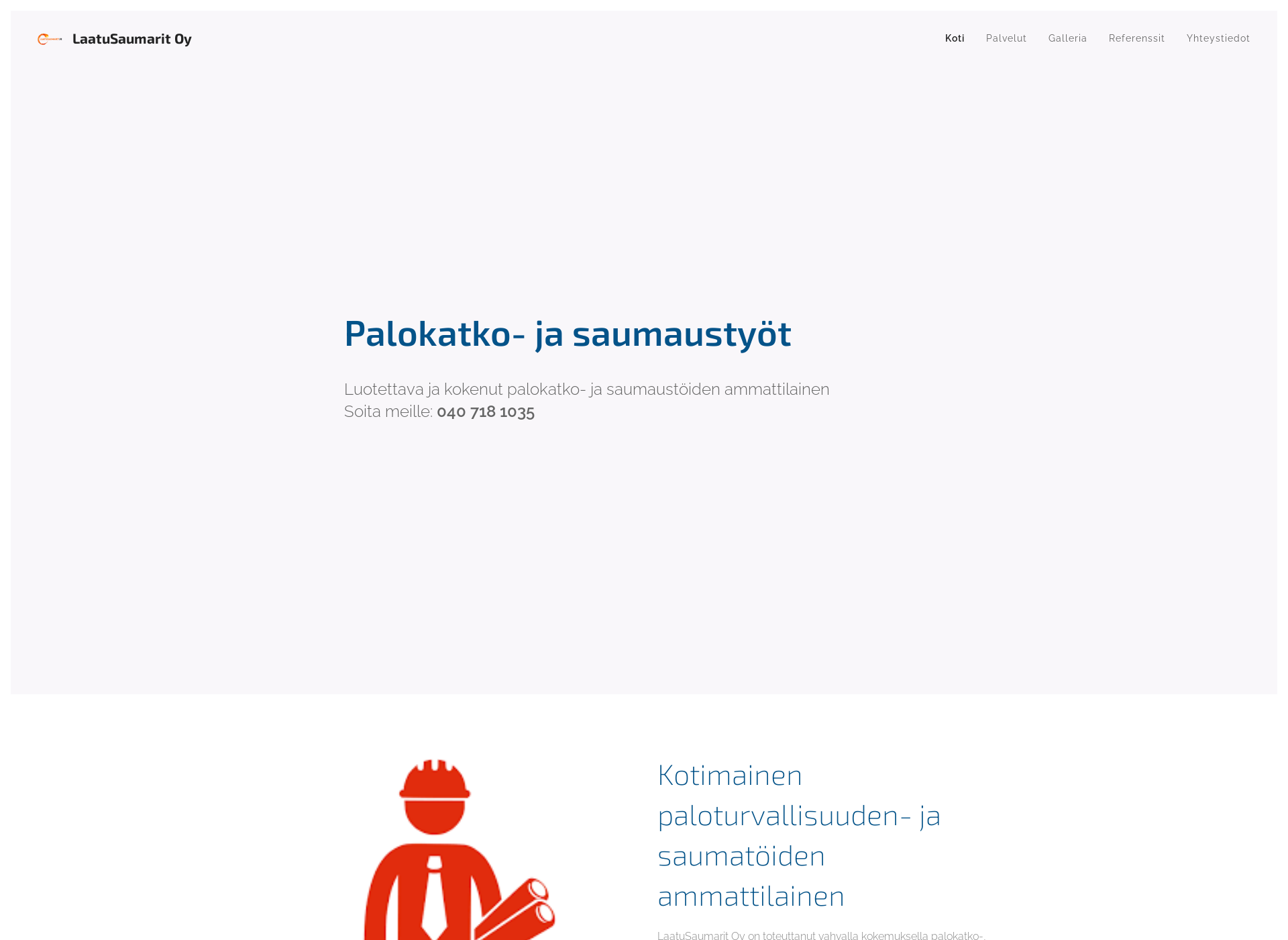Screenshot for laatusaumarit.fi