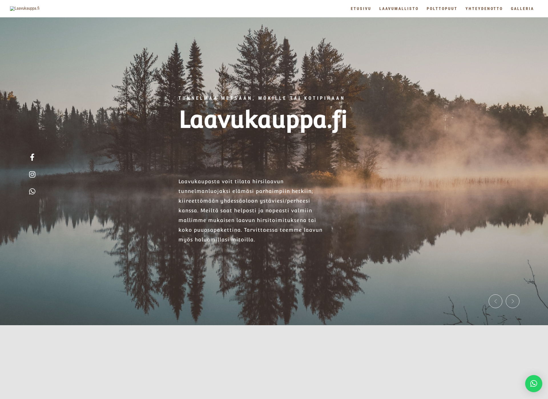 Screenshot for laavukauppa.fi