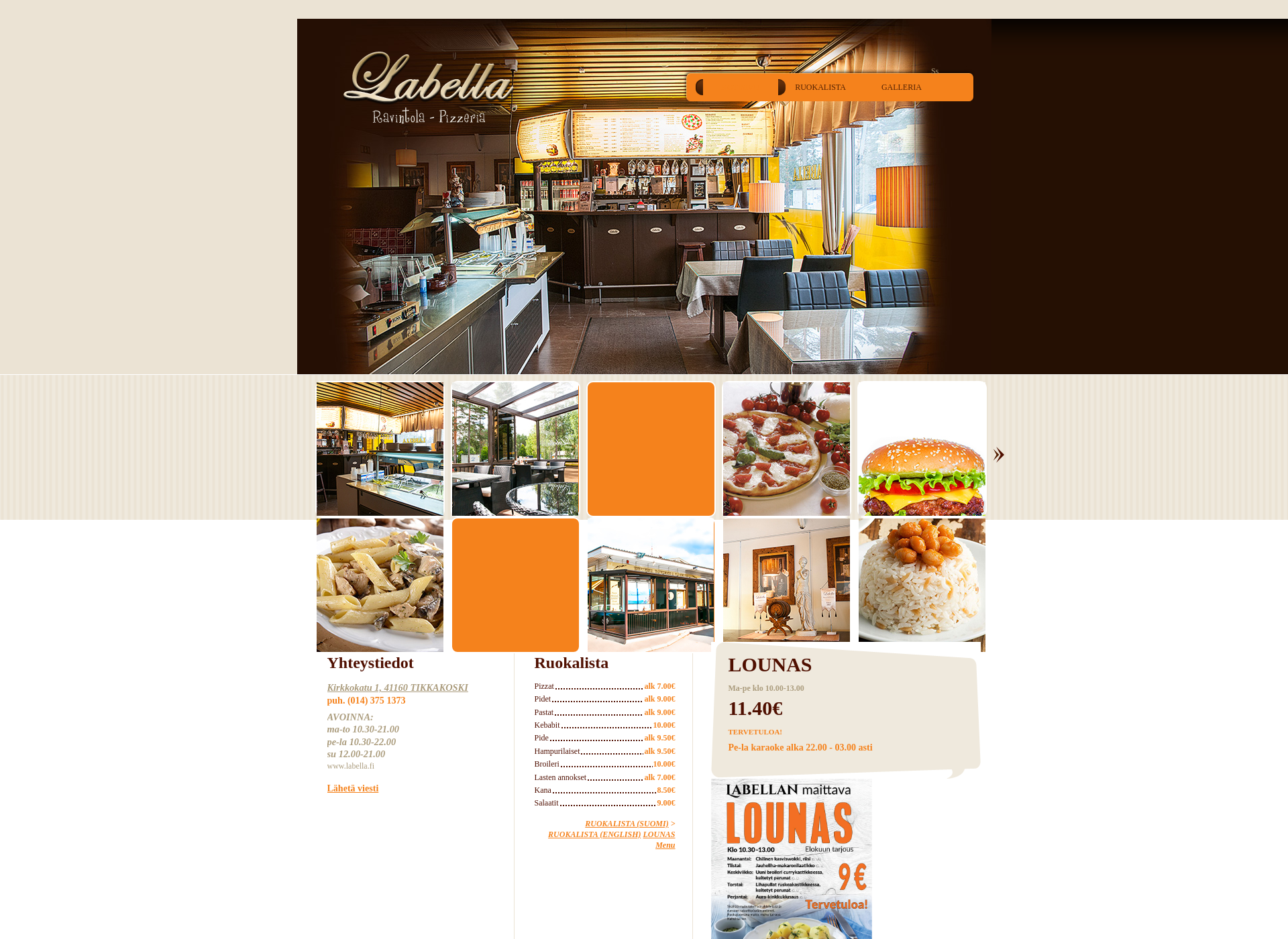 Screenshot for labella.fi