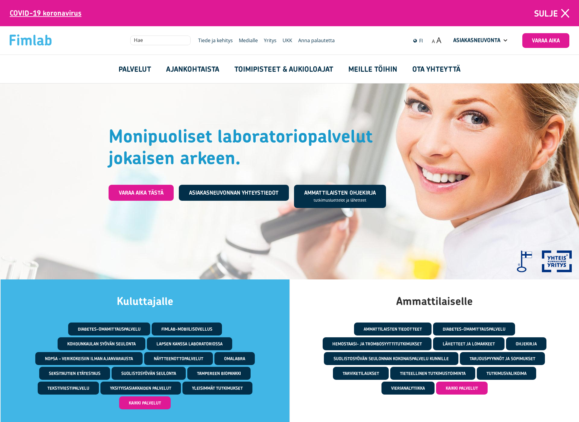 Screenshot for laboratorio.fi