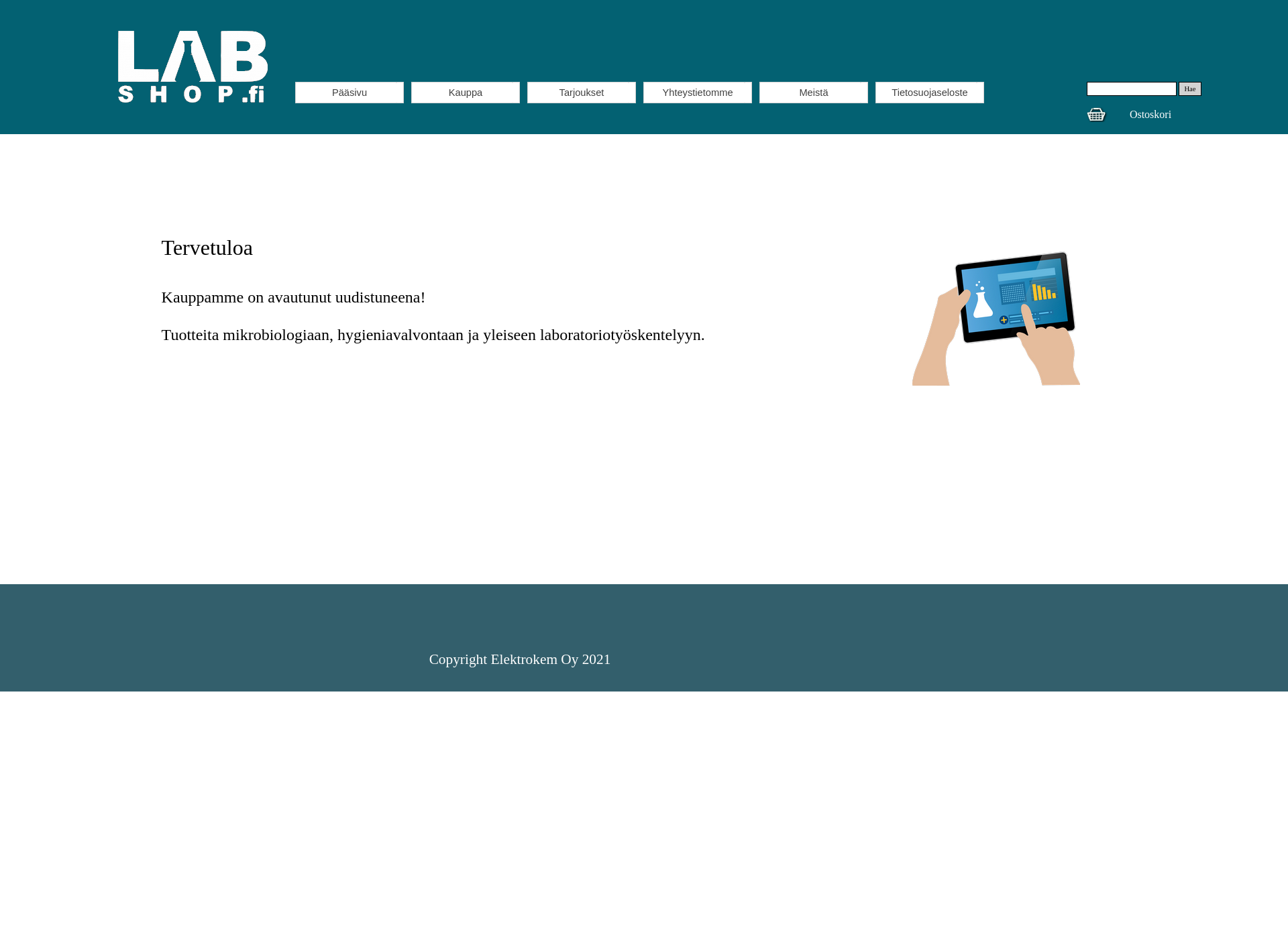 Screenshot for labshop.fi