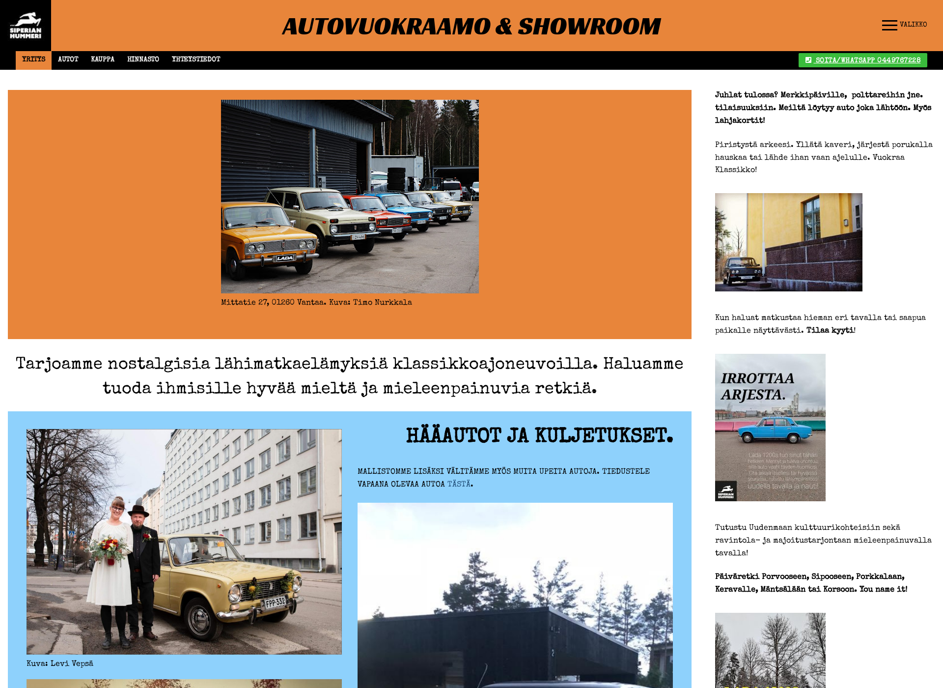 Screenshot for ladatasting.fi