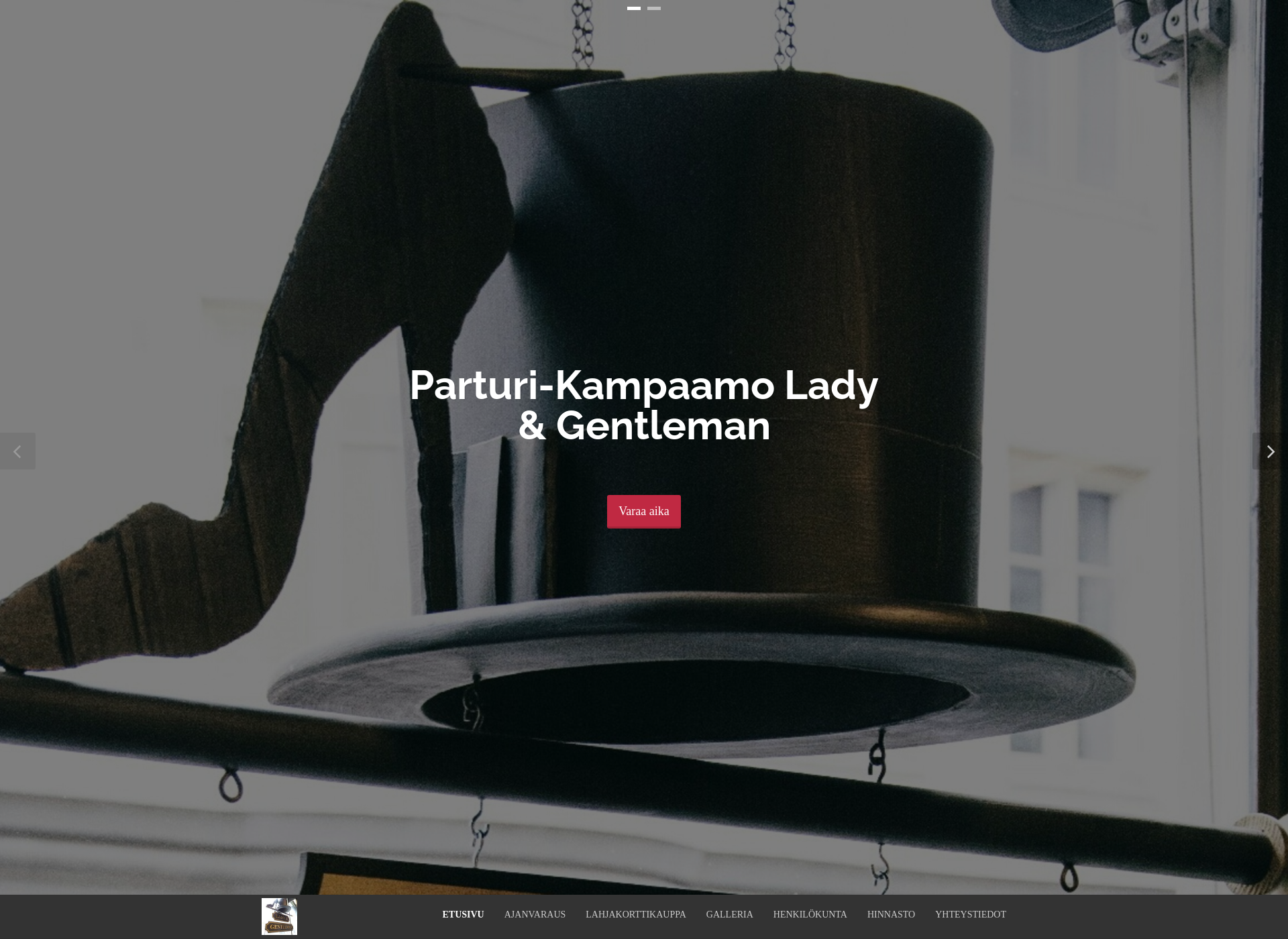 Skärmdump för ladygentleman.fi