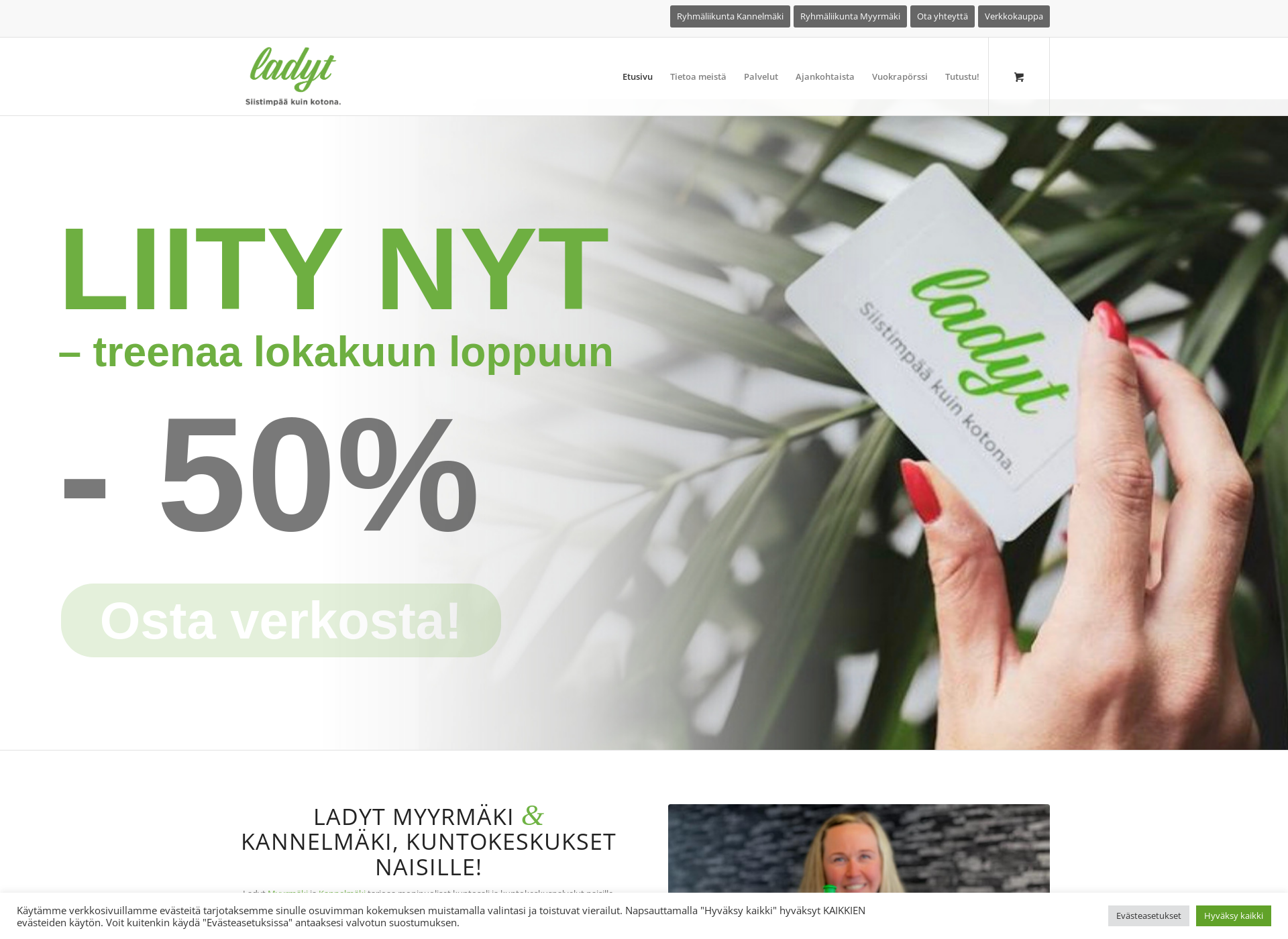Screenshot for ladyt.fi