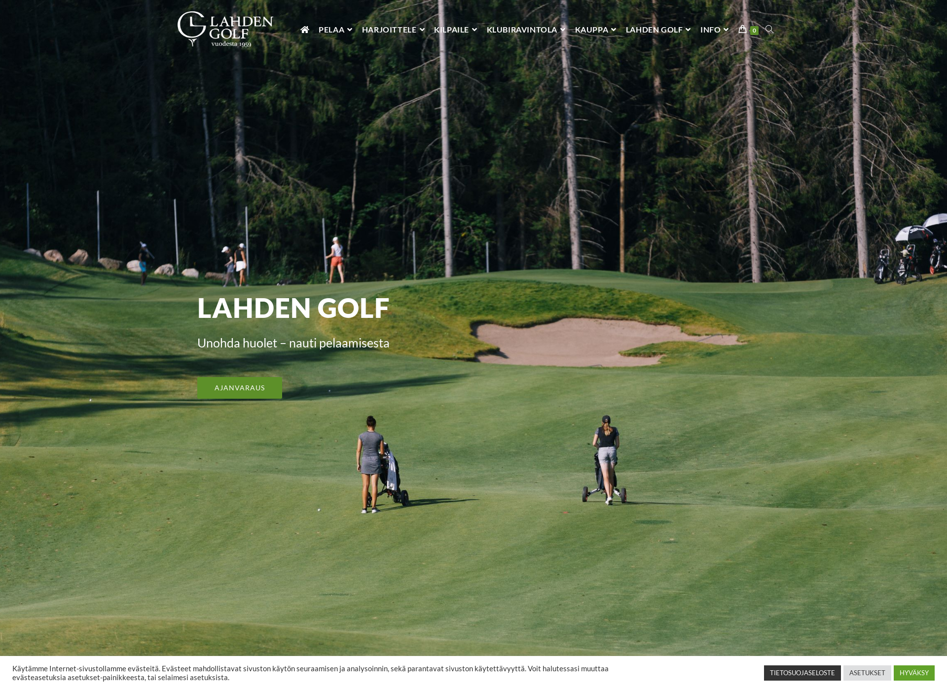 Screenshot for lahdengolf.fi