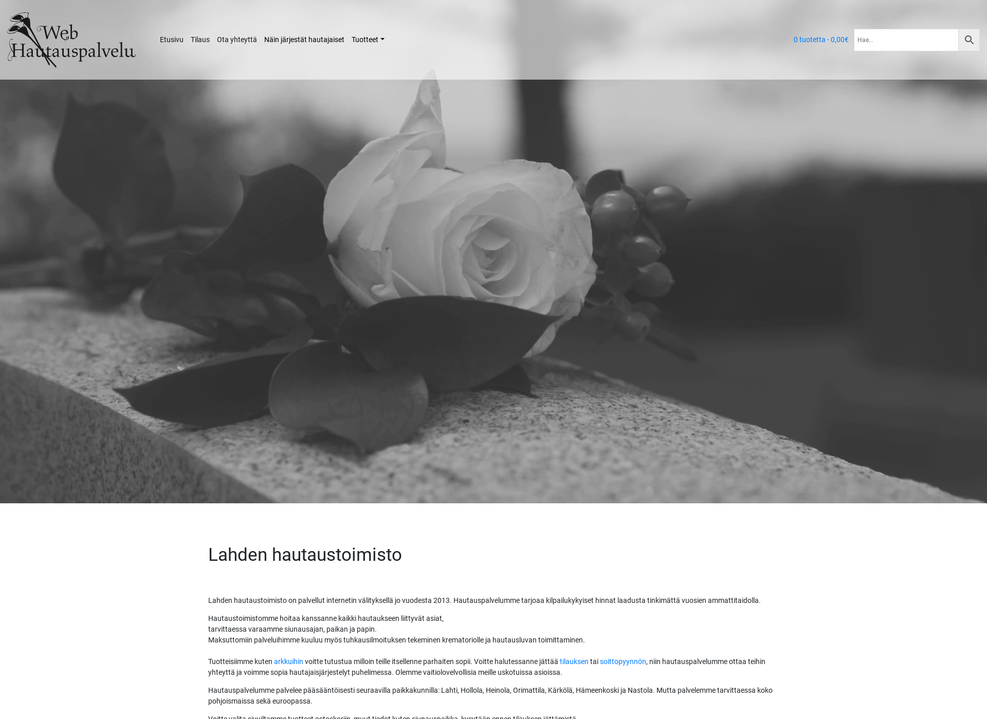 Screenshot for lahdenhautaustoimisto.fi