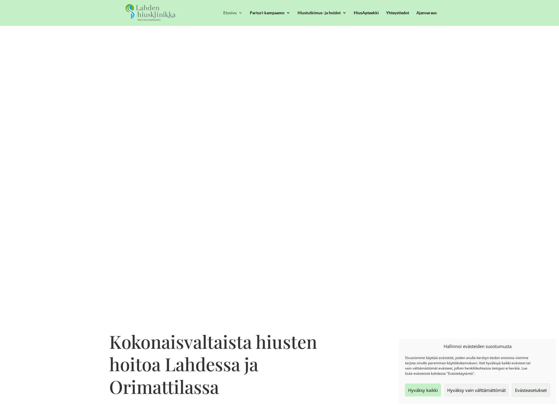 Screenshot for lahdenhiusklinikka.fi