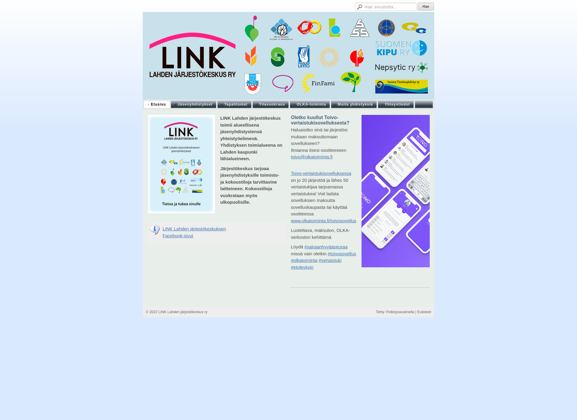 Skärmdump för lahdenlink.fi