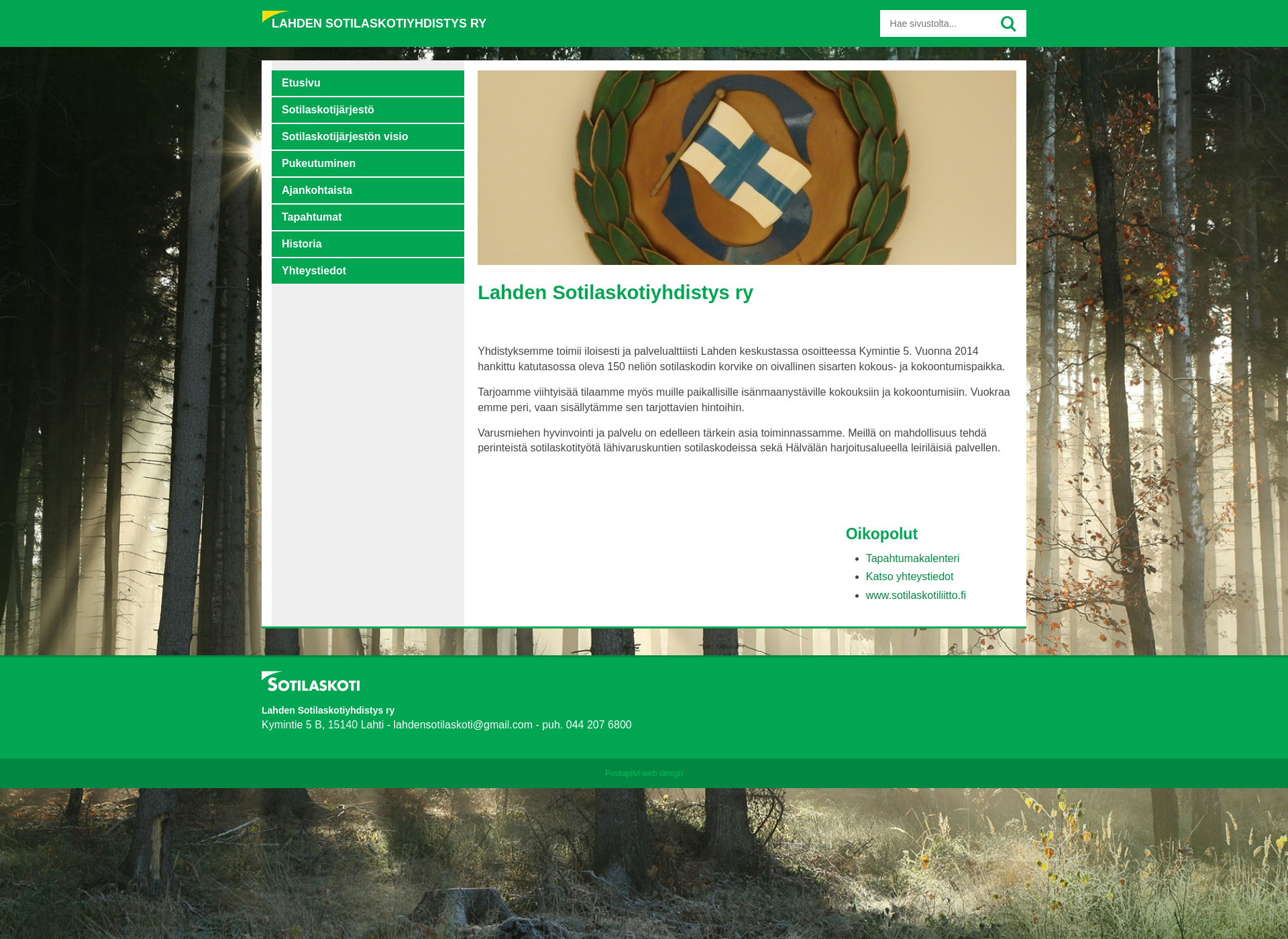 Screenshot for lahdensotilaskoti.fi