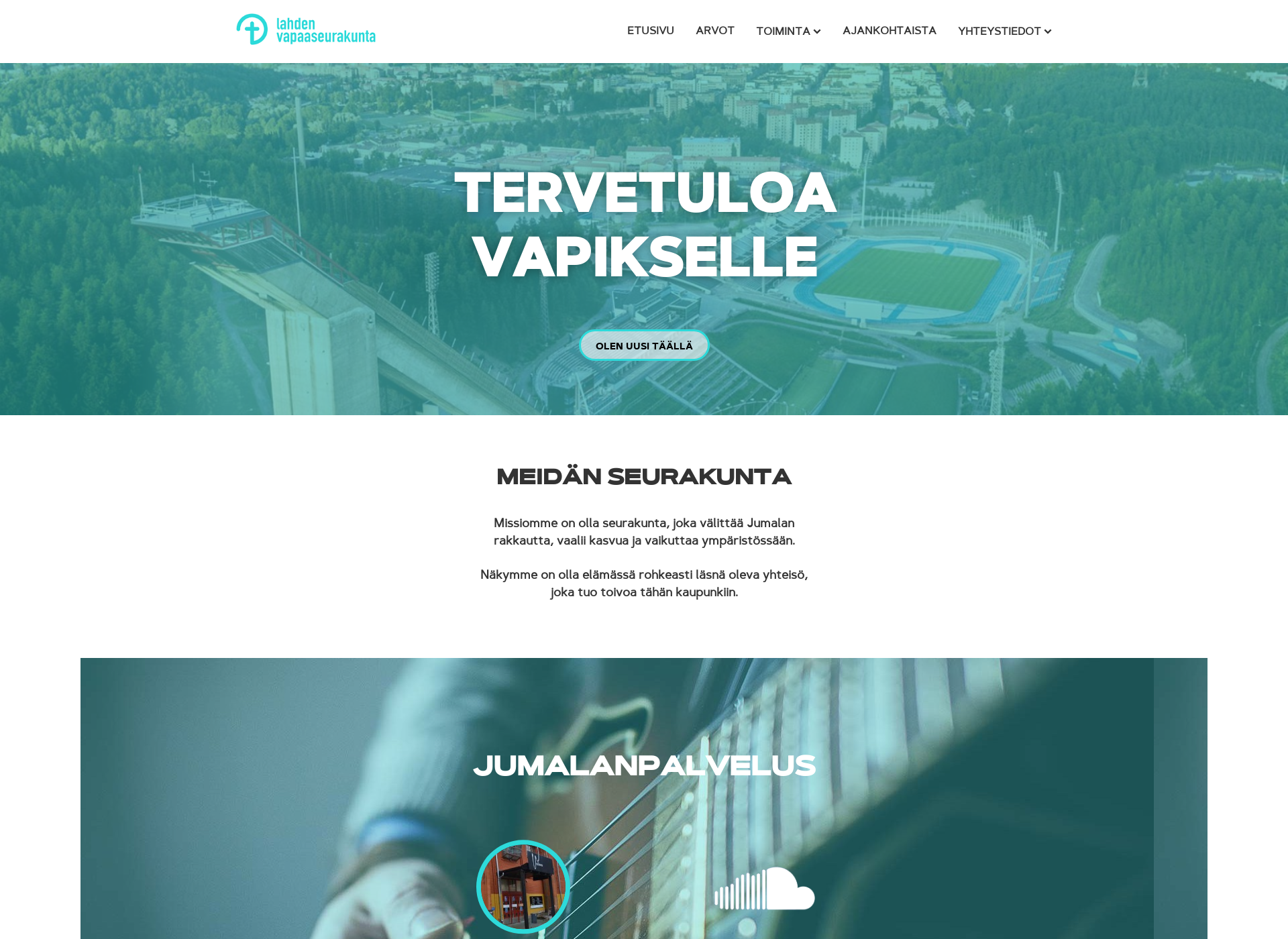 Screenshot for lahdenvapaasrk.fi