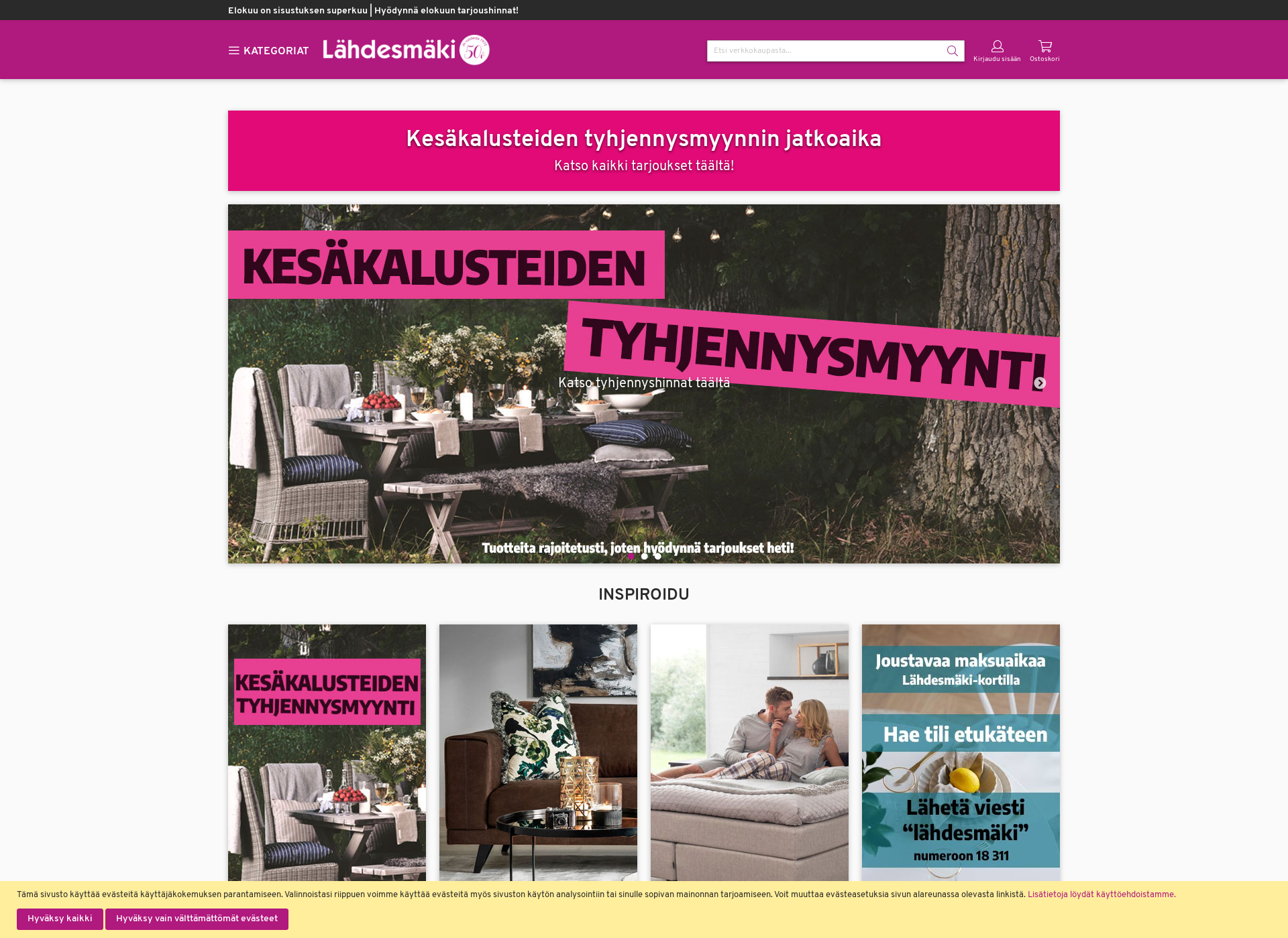 Screenshot for lahdesmaki.fi