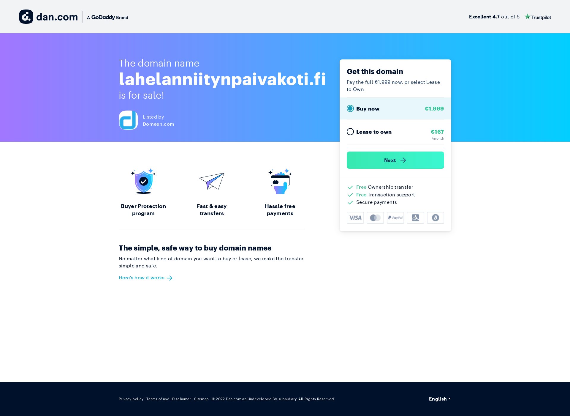 Skärmdump för lahelanniitynpaivakoti.fi