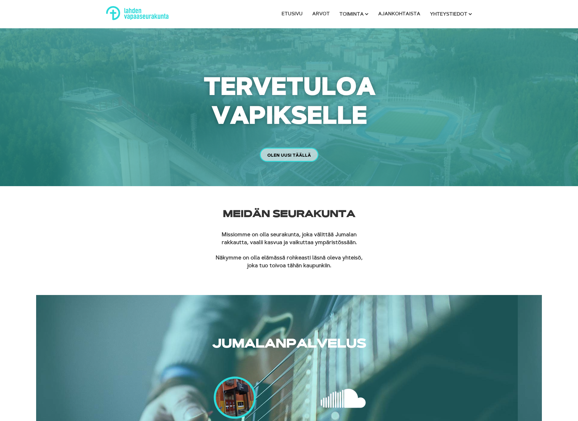 Screenshot for lahenvapis.fi