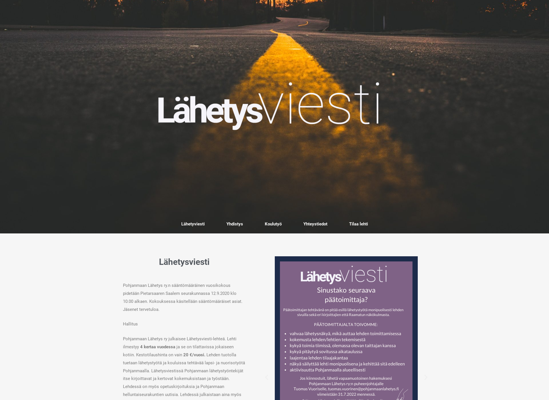 Screenshot for lahetysviesti.fi