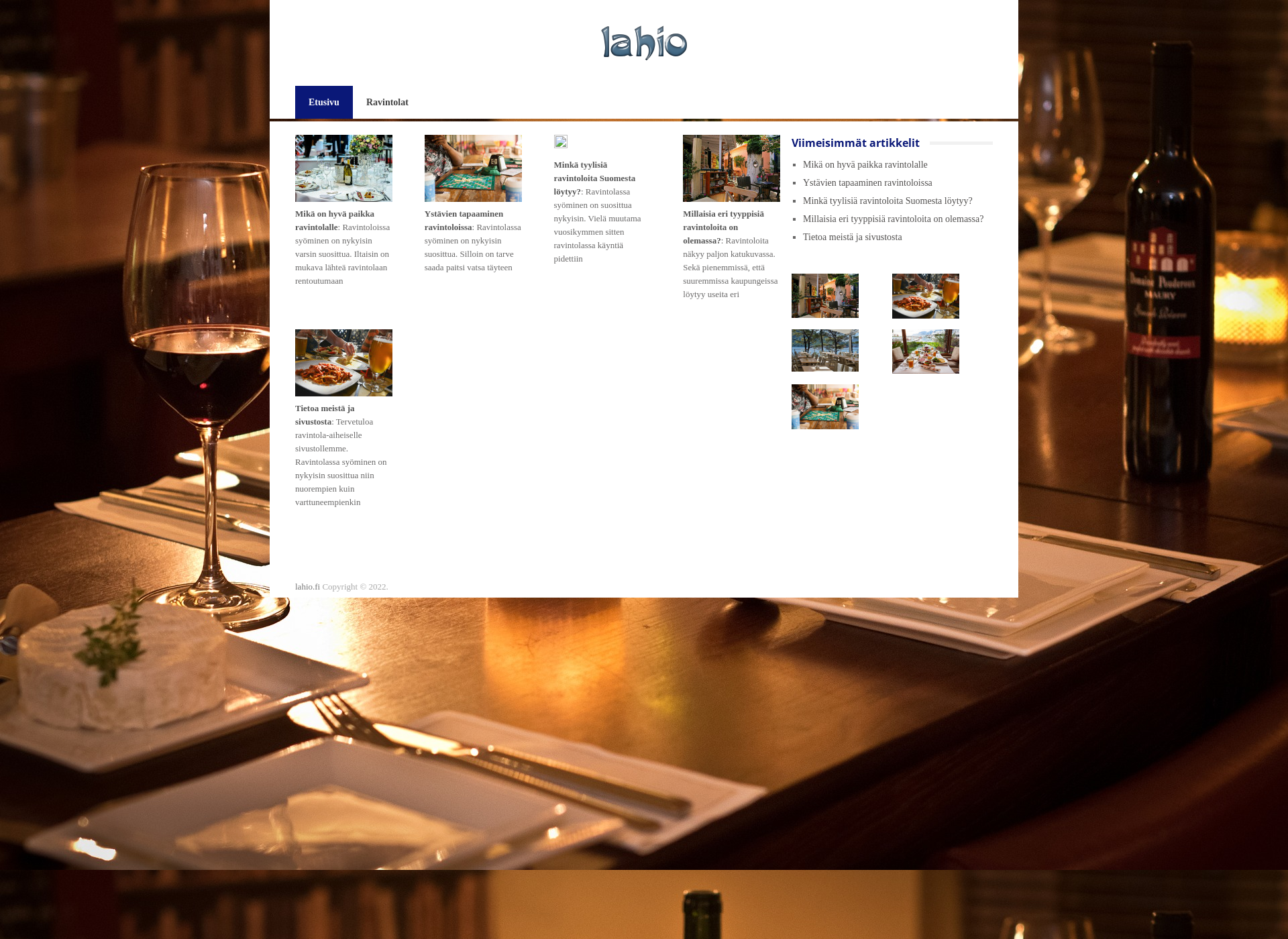 Screenshot for lahio.fi